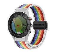 ZUREGO Bracelet en Nylon pour Garmin Approach S62/S60, Bracelets Tressée Élastique en Nylon avec Fermoir Magnétique Conçus Compatible avec Garmin Approach S62/S60 Bracelet (22)