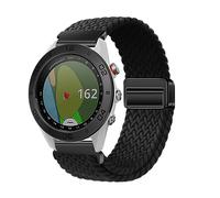 ZUREGO Bracelet en Nylon pour Garmin Approach S62/S60, Bracelets Tressée Élastique en Nylon avec Fermoir Magnétique Conçus Compatible avec Garmin Approach S62/S60 Bracelet (18)