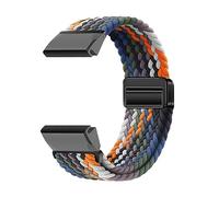 ZUREGO Bracelet en Nylon pour Garmin Fenix 5S / Fenix 5S Plus, Bracelets Tressée Élastique en Nylon avec Fermoir Magnétique Conçus Compatible avec Garmin Fenix 5S / Fenix 5S Plus Bracelet (18)