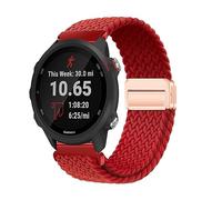 ZUREGO Bracelet en Nylon pour Garmin Forerunner 245/55, Bracelets Tressée Élastique en Nylon avec Fermoir Magnétique Conçus Compatible avec Garmin Forerunner 245/55 Bracelet (21)
