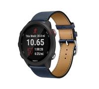 ZUREGO Cuir Bracelets de Remplacement pour Garmin Forerunner 245/55, Bracelet de Cuir Véritable Remplacement Compatible avec Garmin Forerunner 245/55 pour Homme Femme (3)