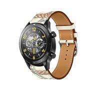 ZUREGO Cuir Bracelets de Remplacement pour Honor Watch GS 3/MagicWatch 2 46mm, Bracelet de Cuir Véritable Remplacement Compatible avec Honor Watch GS 3/MagicWatch 2 46mm pour Homme Femme (11)
