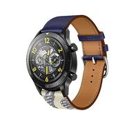 ZUREGO Cuir Bracelets de Remplacement pour Honor Watch GS 3/MagicWatch 2 46mm, Bracelet de Cuir Véritable Remplacement Compatible avec Honor Watch GS 3/MagicWatch 2 46mm pour Homme Femme (4)