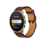 ZUREGO Cuir Bracelets de Remplacement pour Suunto 9 Peak/9 Peak Pro/5 Peak, Bracelet de Cuir Véritable Remplacement Compatible avec Suunto 9 Peak/9 Peak Pro/5 Peak pour Homme Femme (14)