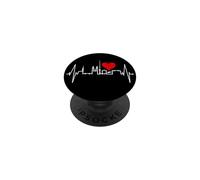 Zurich Skyline Battement de Cœur Suisse J'aime Zürich PopSockets PopGrip Adhésif
