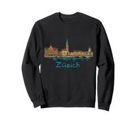 Zurich Suisse Souvenir de Voyage Ville Historique Cadeau Suisse Sweatshirt