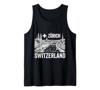 Zurich Suisse Voyage Souvenir Ville Cadeau Débardeur