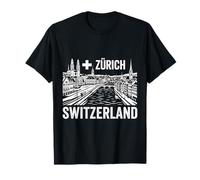 Zurich Suisse Voyage Souvenir Ville Cadeau T-Shirt