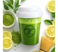 ZURMATRADE Gobelet à matcha ToGo - Mini shaker compact pour boissons matcha, en plastique sans BPA, récipient à matcha à emporter, 20 ml, fabriqué au Japon