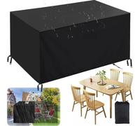 ZUROJ Housse Salon de Jardin 170x70x63cm Housse de Protection Imperméable pour Meubles de Jardin, Tissu 420D Oxford Résistant Aux Intempéries Et aux Déchirures Housse de Meuble de Patio