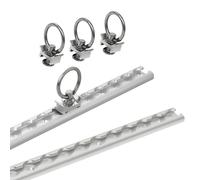 Zurrschienen Kit 2x60cm 6-teilig Paterre Montage Incl. 4x Piste D'Arrimage