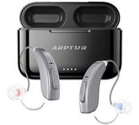 ZURSANA Aides Auditives Bluetooth Rechargeables à Contrôle APP pour Séniors - Réduction de Bruit, Appels Téléphoniques(Gris+Sorel)