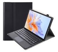 ZURSANA BNS1 étui clavier Bluetooth pour Honor Pad V9, couverture Touchpad amovible, coque mince en cuir TPU avec Stand-Noir G