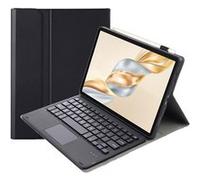 ZURSANA BNS1 étui clavier Bluetooth pour Honor Pad X9 Pro 11.5 ”, couverture Touchpad amovible, coque mince en cuir TPU avec Stand-Noir G