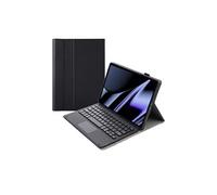 ZURSANA BNS1 étui clavier Bluetooth pour Huawei OPPO Pad 11, couverture Touchpad amovible, coque mince en cuir TPU avec Stand-Noir