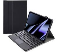 ZURSANA BNS1 étui clavier Bluetooth pour Huawei OPPO Pad 11, couverture Touchpad amovible, coque mince en cuir TPU avec Stand-Noir G