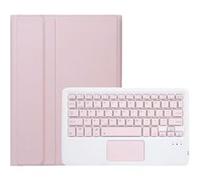 ZURSANA BNS1 étui pour clavier Bluetooth pour Huawei MatePad 11 2023, couverture tactile amovible, coque mince en cuir TPU avec Stand-Rose G