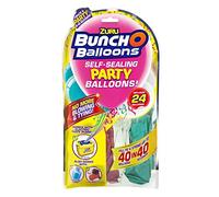 Zuru 51679 Bunch O Balloons Party, 40 Ballons en 40 Secondes, Pack de Recharge avec 24 Ballons et Adaptateur, 3 Assortis, Pas de Choix Possible