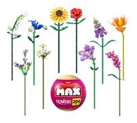 ZURU Jouet de construction 83184 – Garden Long Flowers, série Gravity, 15 pièces, multicolore
