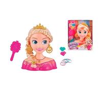 ZURU Tête à coiffer Princesse Sparkle Girlz Multicolore G
