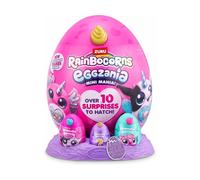 Peluches surprises - ZURU - Eggzania Mini Surprise S1 - 10 surprises - 6 modèles - Moelleuse