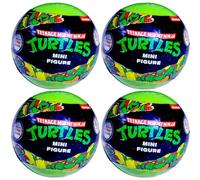 ZURU Lot de 4 capsules de figurines Surprise Blind Box - (4 gélules de tortue adolescente)