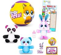 Zuru Lot de 5 jouets en peluche surprise série 2