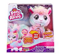 ZURU - PETS ALIVE - BONNIE Le Lama - Lama en peluche - Peluche Interactive - Bouge au rythme de la musique - Arc en Ciel - 9518