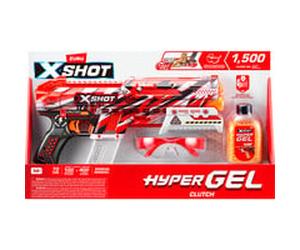ZURU Pistolet Clutch Hyper Gel (5x Boulettes Hyper Gel) ZURU, Gel-Blaster