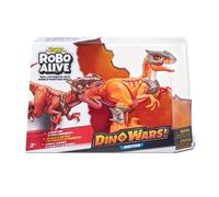ZURU - Robo Alive - Dino Wars Raptor - Robot Dinosaure - 4 Armures - Mouvements réalistes - Sonores - 7133