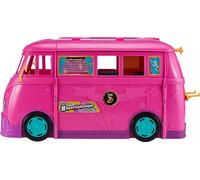 ZURU Sparkle Girlz Retro Campervan, Fille, Rose, Ne convient pas aux enfants de moins de 36 mois, Petites pièces. Risque d'étouffement, boîte à fenêtre, 1 pièce(s), 1x Campervan Fully Opening with Rot