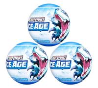 ZURU Surprise Blind Box Capsule Figurines - (3 capsules Dino Strike Ice Age Capsules)