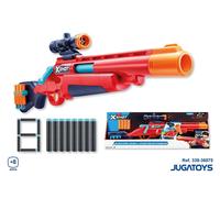 Blaster dart jouet ZURU XSHOT Excel Ejector Shell avec 16 fléchettes et 4 douilles Rouge