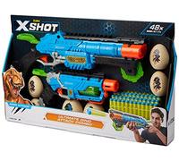 Zuru X-Shot Dino Attack Ultimate Dino Attack Combo (2 blasters, 48 fléchettes, 6 œufs)