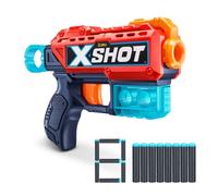ZURU Pistolet flèches mousse XSHOT Excel Kickback Multicolore livré avec 8 flèches tire jusqu’à 27 m
