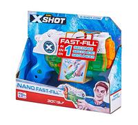 ZURU - XSHOT - Fast Fill - Nano - Water Blaster - Pistolet à Eau - Jeu de Plein air - Remplissage Rapide - Tire jusqu'à 9 m - 56333