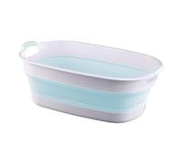 Zusammenklappbare Kleinkinderbadewanne, tragbare Kleinkinderbadewanne, Zusammenklappbare Haustierbadewanne mit Wasserablassstopfen, Badewanne für kleine Haustiere, tragbare Kleinkindwanne für Welpen,