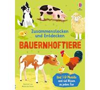 Zusammenstecken und Entdecken: Bauernhoftiere: Buch mit fünf 3-D-Modellen und viel Wissen zu jedem Tier - für Kinder ab 4 Jahren