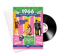 Zusammenstellung - 1966 cadeaux d'anniversaire ou d'anniversaire - 1966 4-en-1 et de cadeaux - histoire de votre année, CD, téléchargement de musique