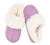 ZUSERIS Chaussons Enfant Hiver Pantoufles Fille | Doublure en peluche douce offrant une chaleur durable aux pieds des enfants