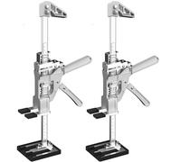 ZUSKYZU Lot de 2 vérins à bras pour économiser de la main-d'œuvre, 39,9 cm multifonctionnel pour installer des armoires et des carreaux muraux, outil portatif