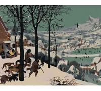 Zuty - Tableau Diamant - CHASSEURS DANS LA NEIGE (PIETER BRUEGEL), 40x50 cm, sans cadre et sans toile fermée