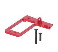ZUUOZBYY 1/10 RC support servo 4 adaptateur de liaison centre bas pour Phoenix F10 VP accessoires de modèle de voiture en alliage d'aluminium pièces de mise à niveau (Rouge)