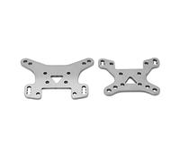 ZUUOZBYY 1/14 RC Car Front Rear Shock Tower Set Adjustable Angle Height Aluminum Alloy for 144001 144002 144010