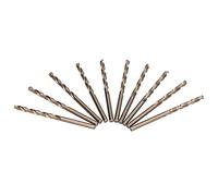 ZUUOZBYY 10 pièces forets 40mm entièrement rectifié tige droite haute vitesse en acier foret hélicoïdal ensemble pour métal bois acier plastique forage