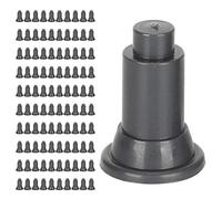 ZUUOZBYY 100 pièces/ensemble panneau d'isolation d'aquarium pieds de support pieds de support pour diviseur d'aquarium (Noire)