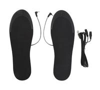 ZUUOZBYY 2 pièces semelles chauffantes taille L prise USB chauffe-pieds lavables semelles chauffantes électriques pour hommes