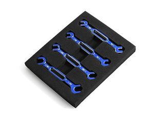 ZUUOZBYY 4 pièces clé 3/3.2/3.5/3.7/4/5/5.5/6Mm tendeur écrou rotule dissolvant de Joint Outil Universel pour télécommande Voiture Drone Bateau (Bleue)