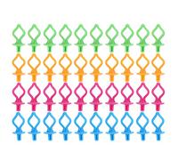 ZUUOZBYY 40 pièces Clip de Fixation de Canette Bobine en Silicone Anti-Goutte en Forme de Mamelon Broderie à Coudre