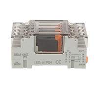 ZUUOZBYY Câblage de Relais Économisant Le Module Terminal Sensible à Forte Conductivité Petit Module de Relais à Quatre Voies (Noire)